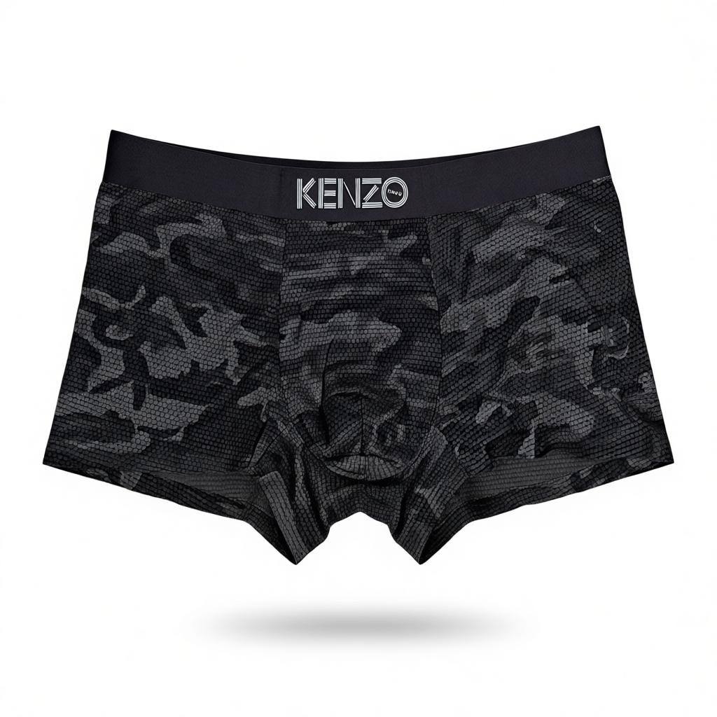 Kenzo Inspired Camo Men's Boxer Set – 3 Premium Pieces