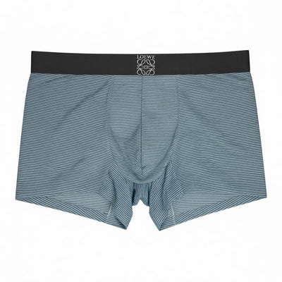 Loewe Inspired Premium Striped Men's Boxer Set – 3 Elegant Pieces