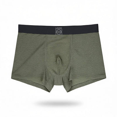 Loewe Inspired Premium Striped Men's Boxer Set – 3 Elegant Pieces