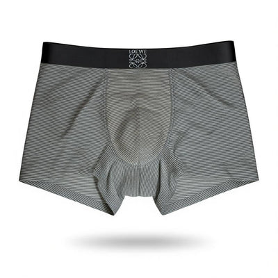 Loewe Inspired Premium Striped Men's Boxer Set – 3 Elegant Pieces
