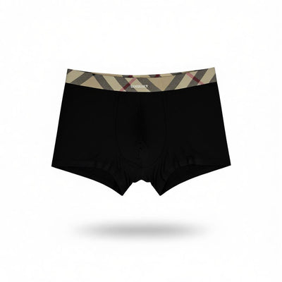 Burberry Inspired Check Waistband Men's Boxer Set – 3 Premium Pieces