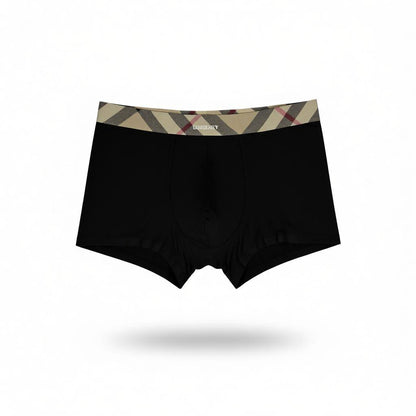 Burberry Inspired Check Waistband Men's Boxer Set – 3 Premium Pieces