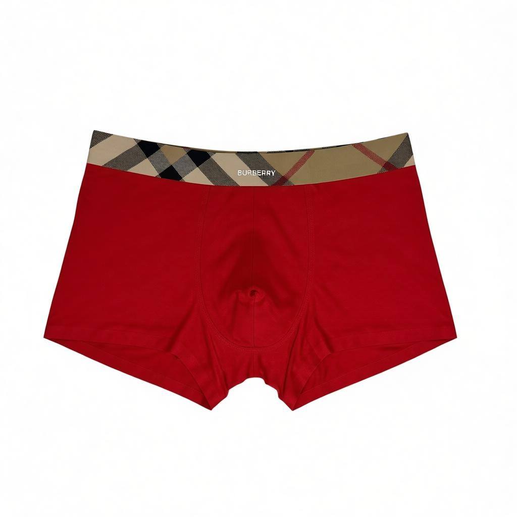 Burberry Inspired Check Waistband Men's Boxer Set – 3 Premium Pieces