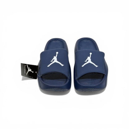 🏀 Air Jordan Comfort Slides – Navy Blue Everyday Luxury Slip-On