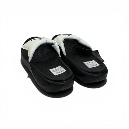 ⚫⚪ Air Jordan Mono Slides – Black & White Signature Comfort Edition