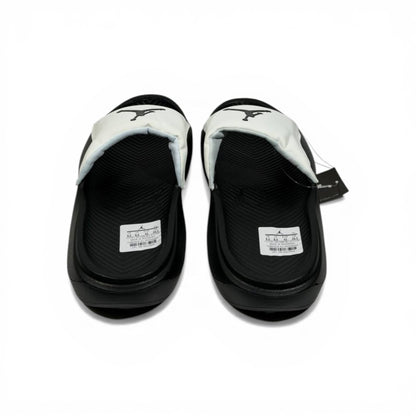 ⚫⚪ Air Jordan Mono Slides – Black & White Signature Comfort Edition