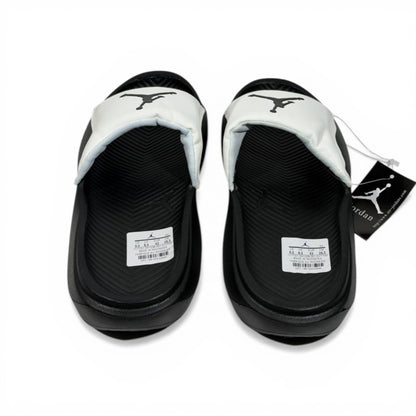 ⚫⚪ Air Jordan Mono Slides – Black & White Signature Comfort Edition
