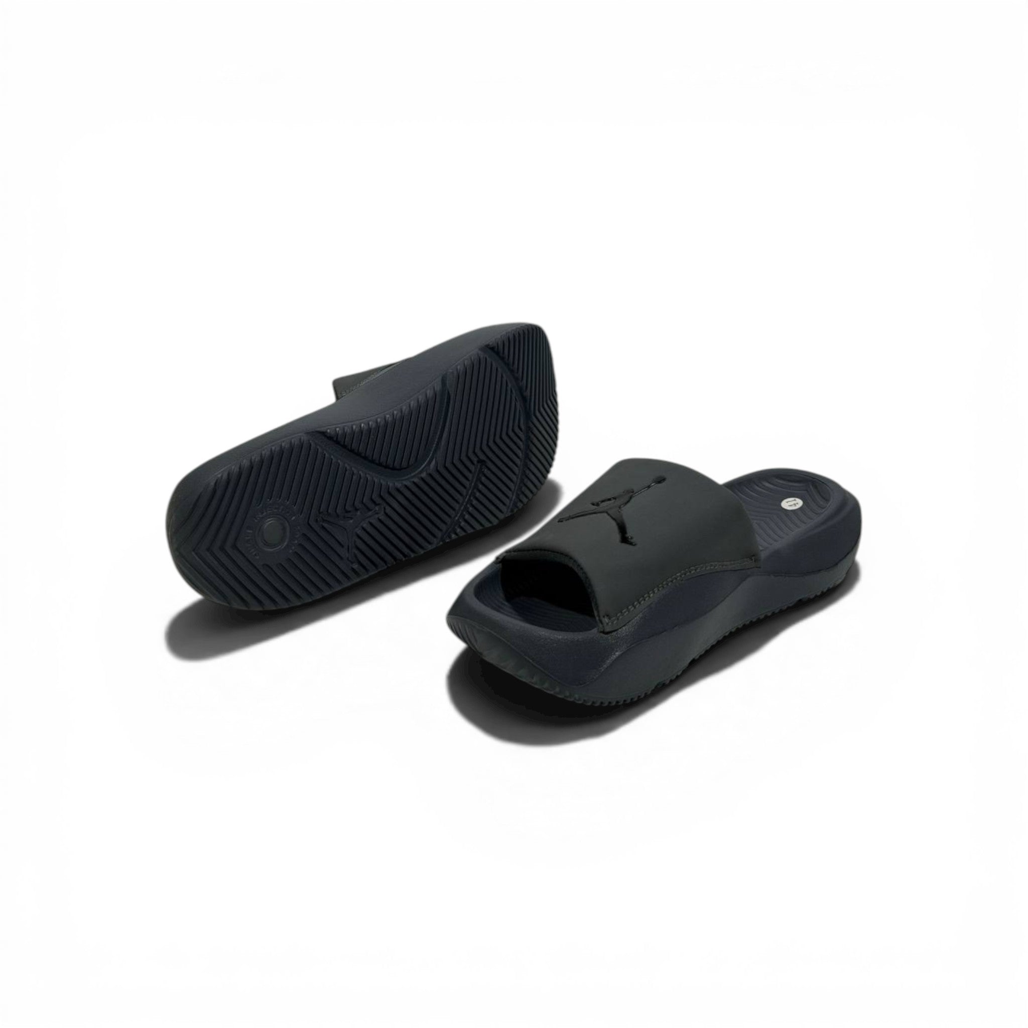 ⚫ Air Jordan Shadow Slides – All Grey Minimal Comfort Edition