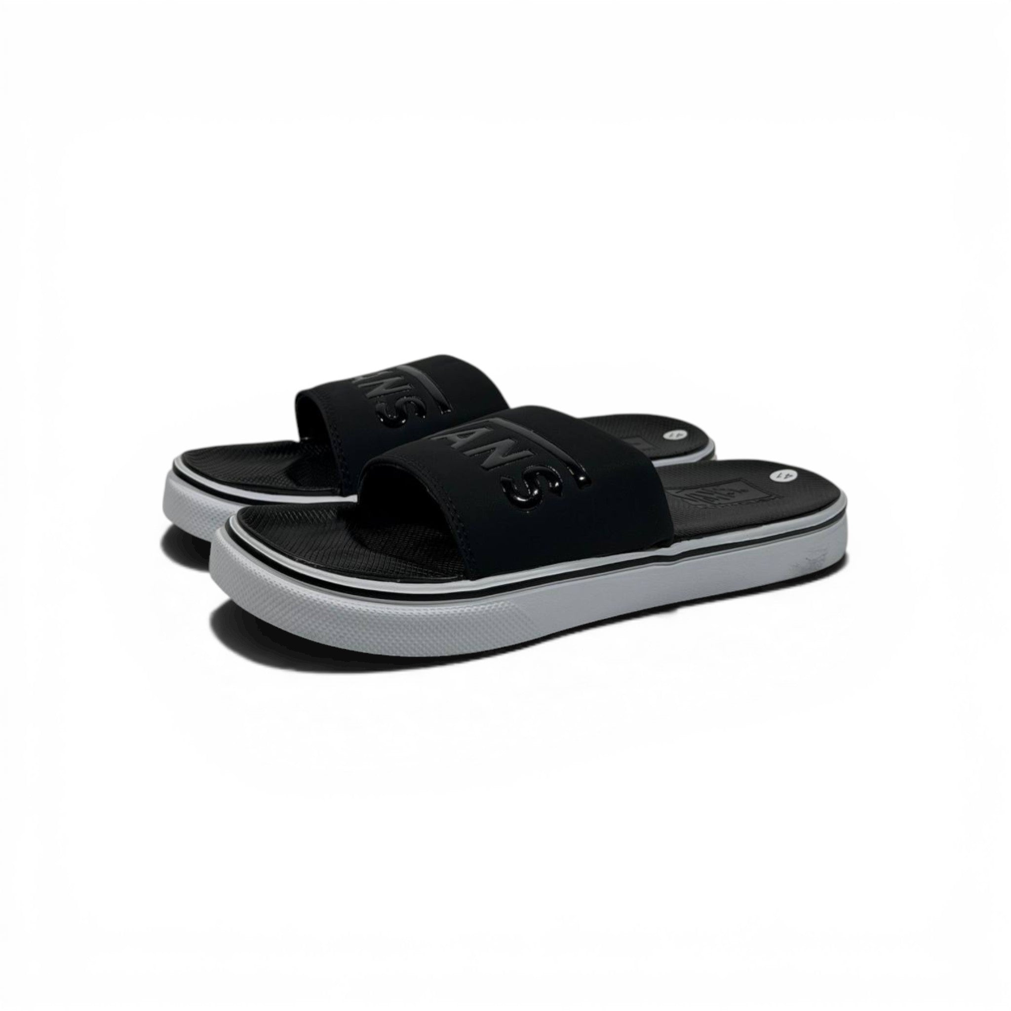 ⚫ Vans Classic Slides – Black Essential Street Comfort