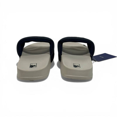⚾ LA Logo Slides – Navy & Beige Street Comfort Edition