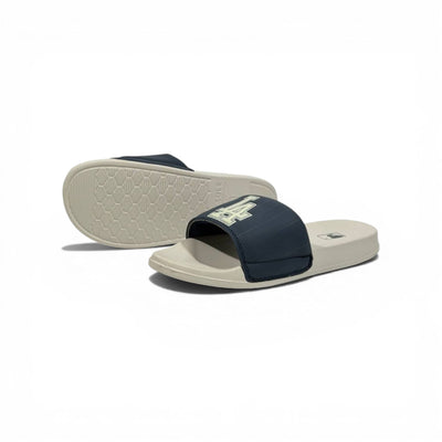 ⚾ LA Logo Slides – Navy & Beige Street Comfort Edition