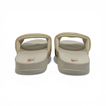 🤍⚾ LA Logo Slides – Beige Premium Comfort Edition