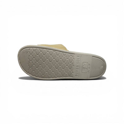 🤍⚾ LA Logo Slides – Beige Premium Comfort Edition