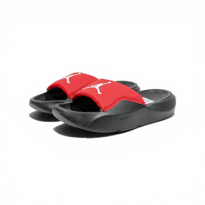 🔴⚫ Air Jordan Red Slides – Bold Street Comfort Edition