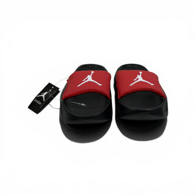 🔴⚫ Air Jordan Red Slides – Bold Street Comfort Edition