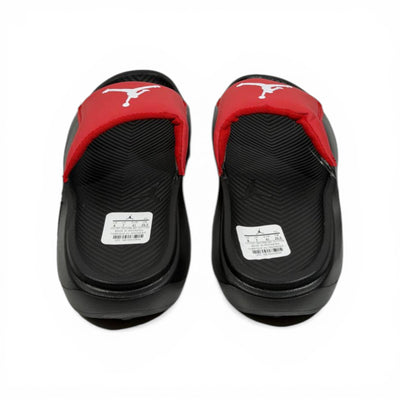 🔴⚫ Air Jordan Red Slides – Bold Street Comfort Edition