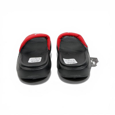 🔴⚫ Air Jordan Red Slides – Bold Street Comfort Edition