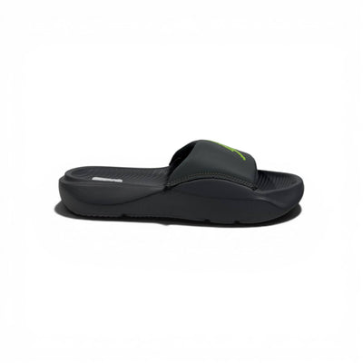 ⚫🟢 Air Jordan Neon Slides – Grey & Lime Sport Edition