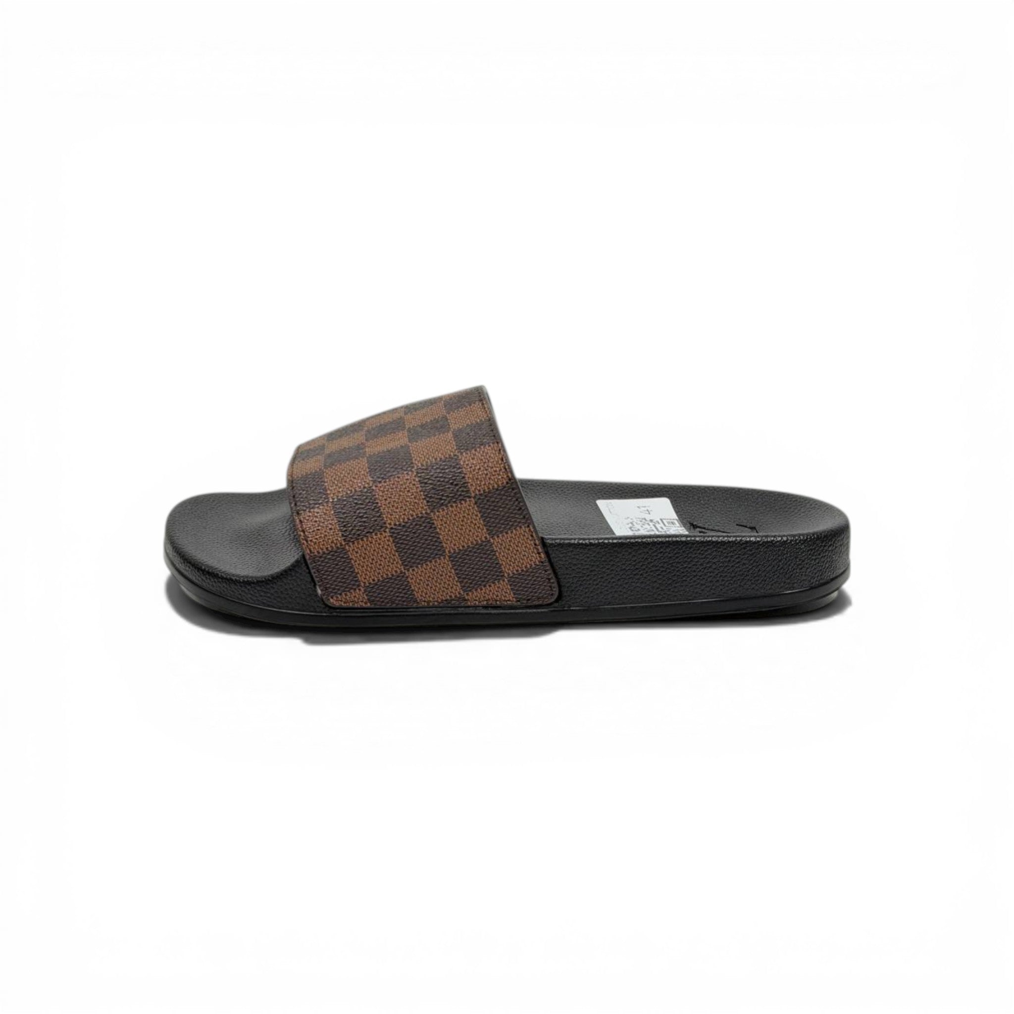 🤎🧩 Louis Vuitton Damier Slides – Brown Classic Edition