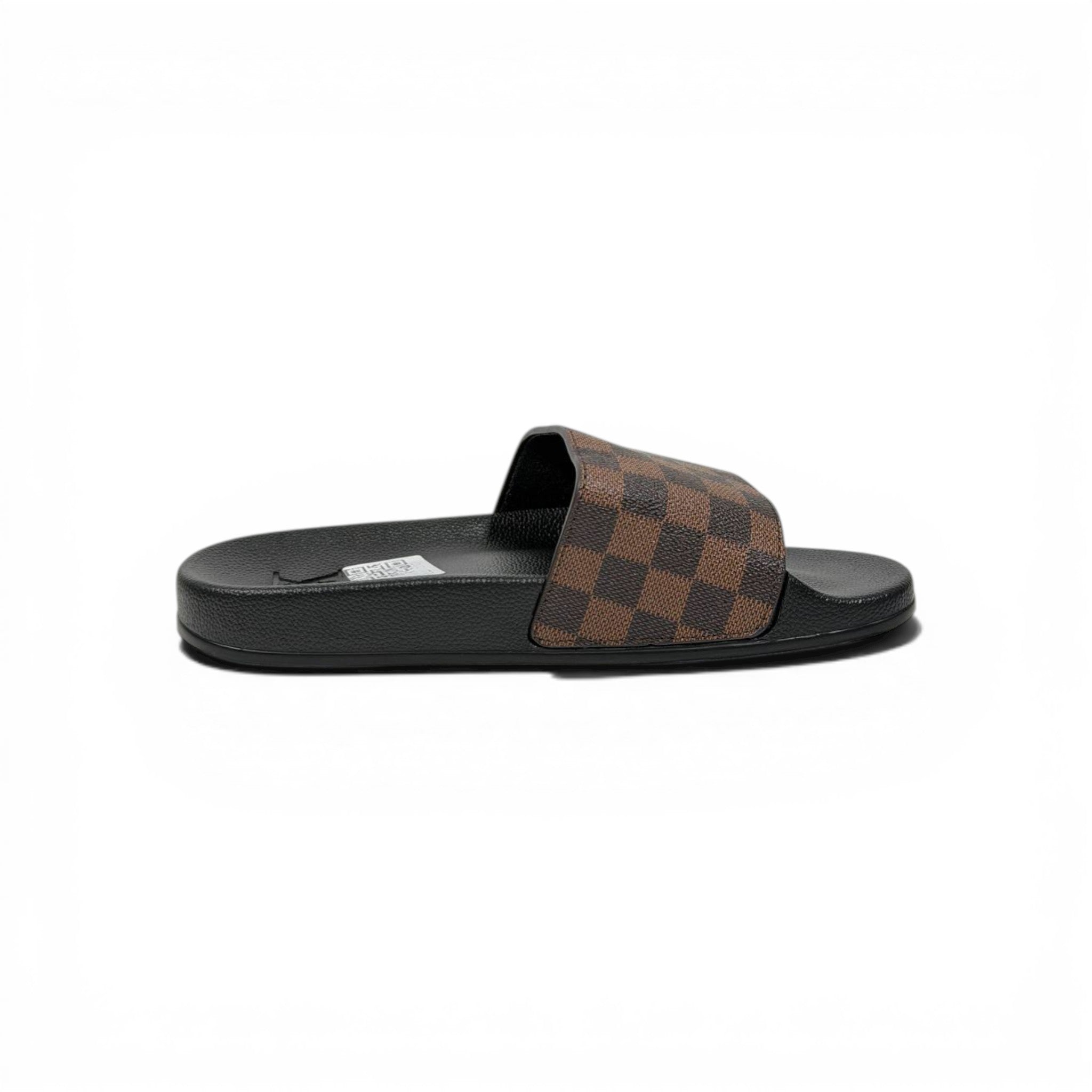 🤎🧩 Louis Vuitton Damier Slides – Brown Classic Edition