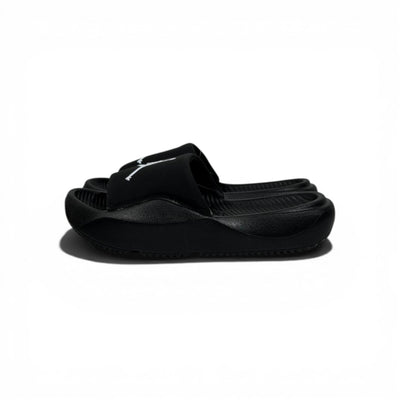 ⚫⚪ Air Jordan Slides – Black Classic Essential Edition