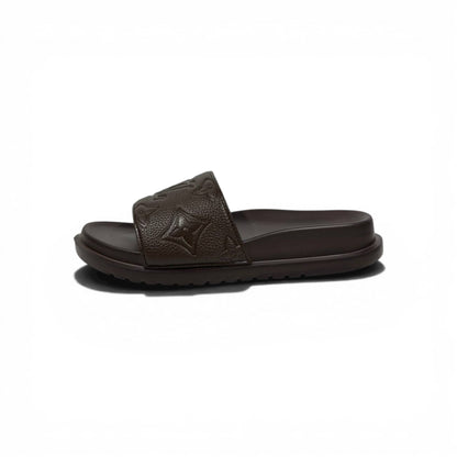 🤎✨ Louis Vuitton Monogram Slides – Premium Brown Edition