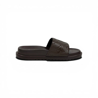 🤎✨ Louis Vuitton Monogram Slides – Premium Brown Edition