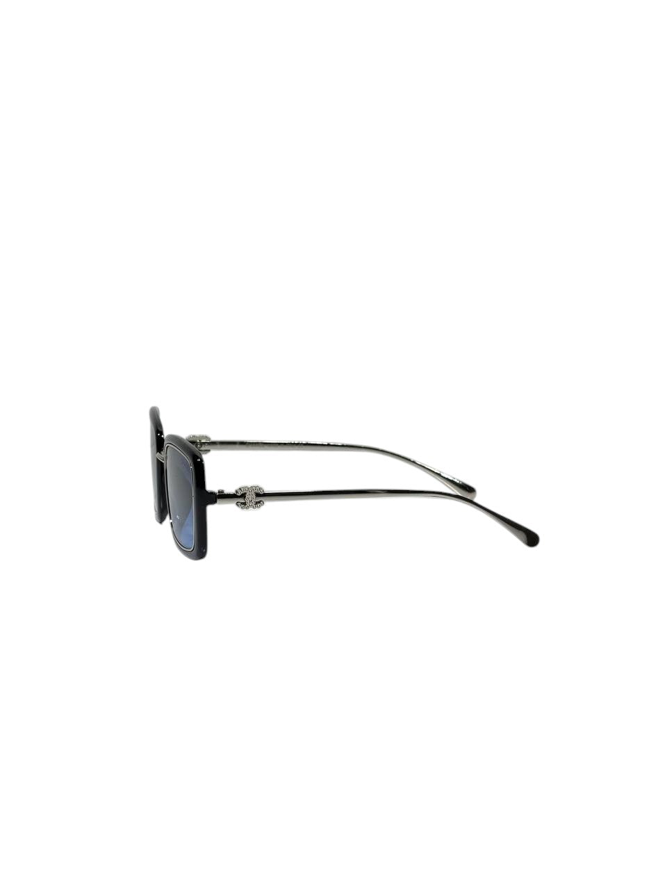 🕶️ Chanel Square Gradient Sunglasses – Parisian Elegance & Timeless Luxury ✨🖤💙