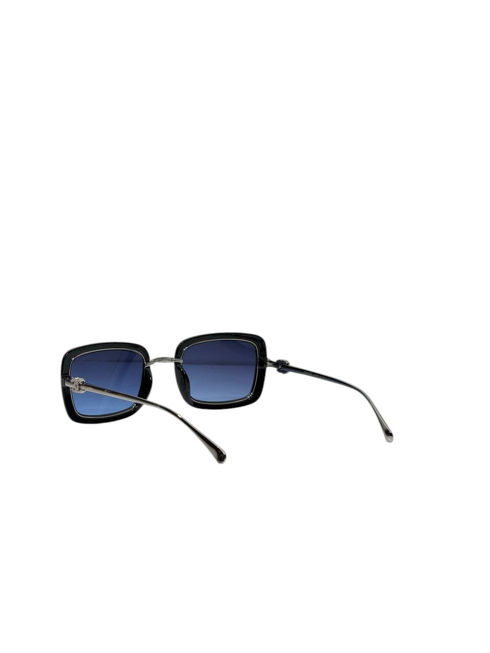 🕶️ Chanel Square Gradient Sunglasses – Parisian Elegance & Timeless Luxury ✨🖤💙