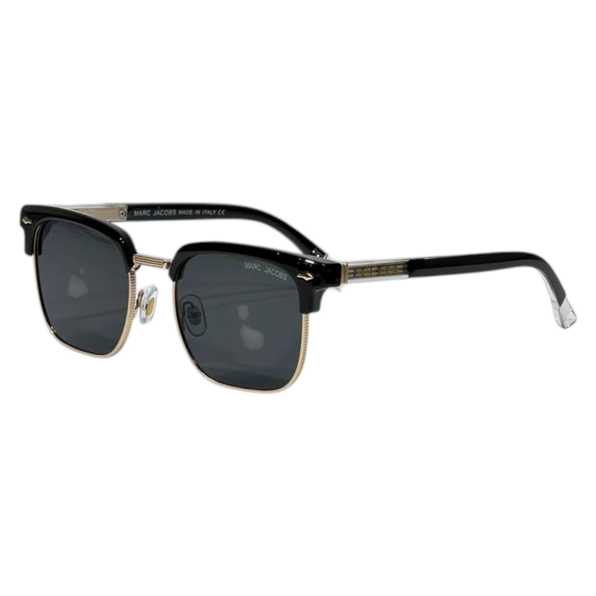 Marc Jacobs Luxury Browline Sunglasses – Premium Black & Gold UV400 🖤✨