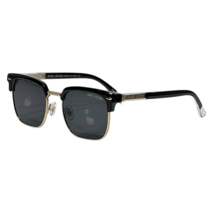 Marc Jacobs Luxury Browline Sunglasses – Premium Black & Gold UV400 🖤✨