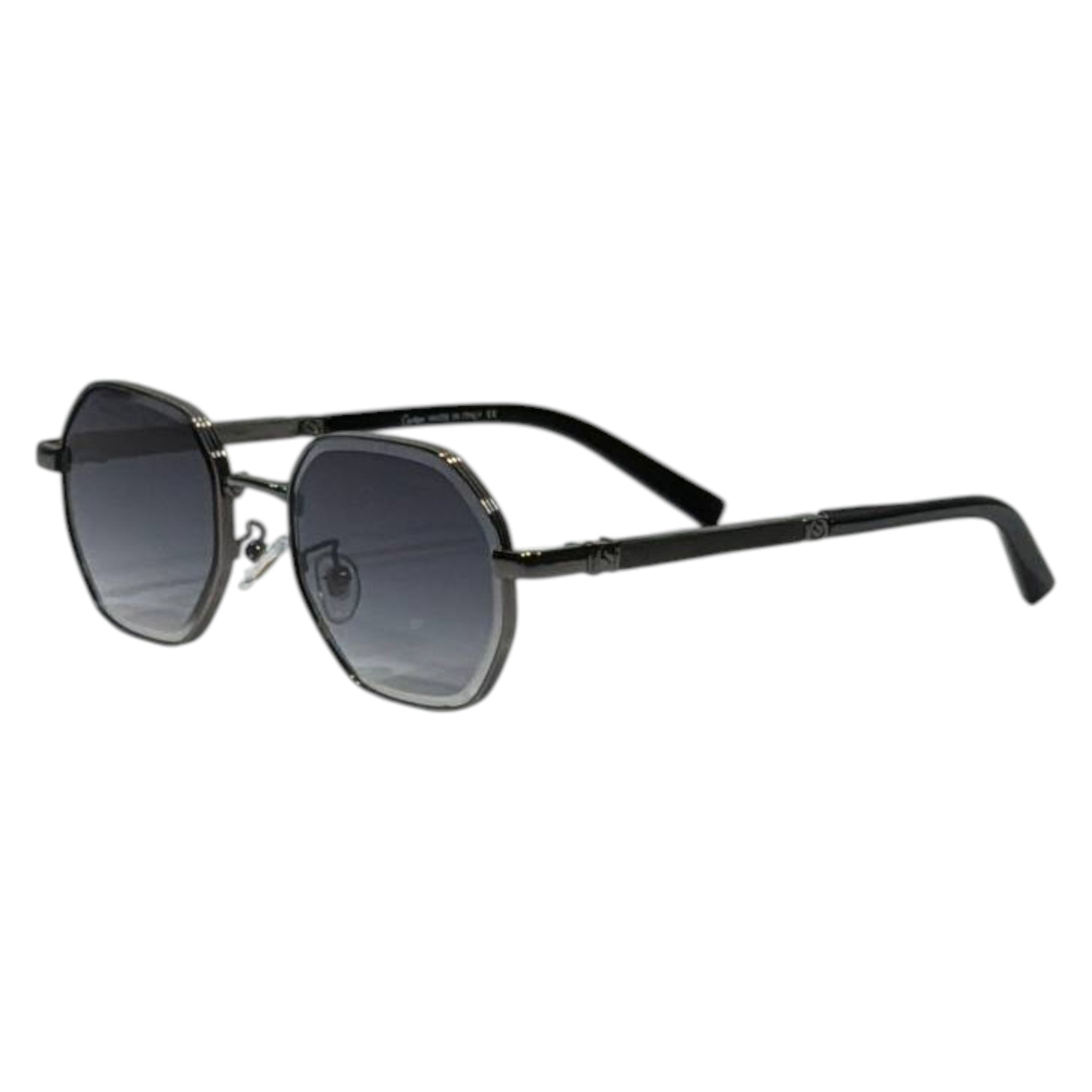 Cartier Luxury Geometric Sunglasses – Premium Black Metal UV400 🖤✨