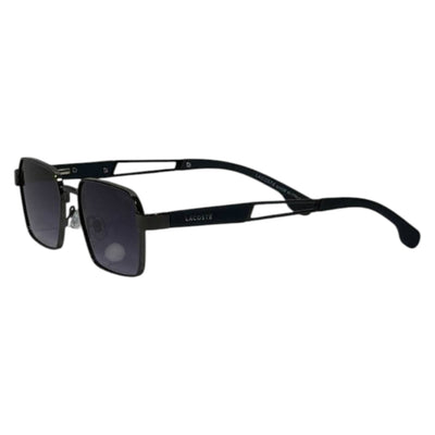 ✨ Catchy Title: Lacoste Modern Rectangular Sunglasses – Matte Black Metal Frame 🐊🕶️