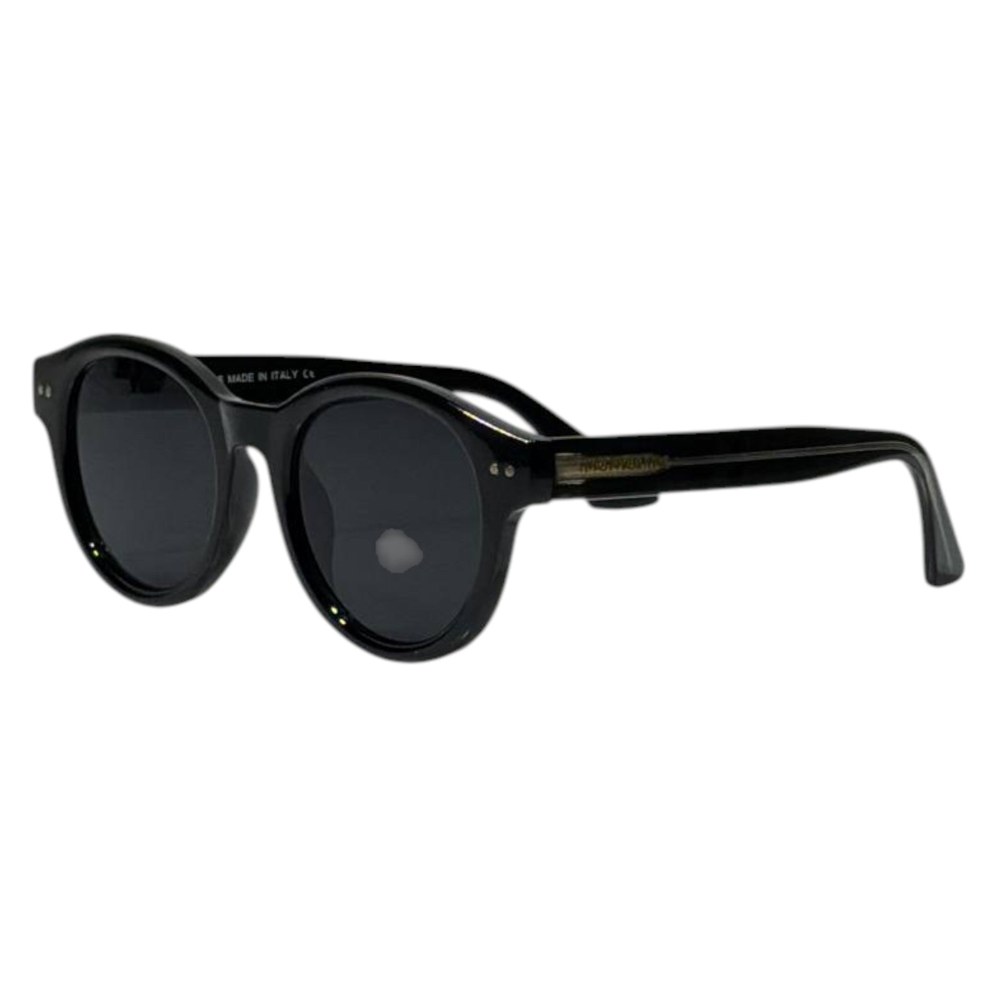 Emporio Armani Classic Round Sunglasses – Black Acetate Frame 🕶️✨