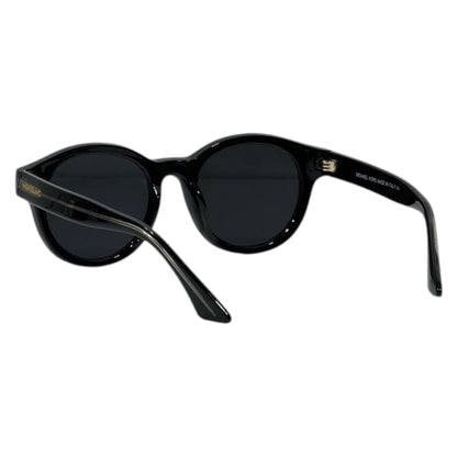 Emporio Armani Classic Round Sunglasses – Black Acetate Frame 🕶️✨