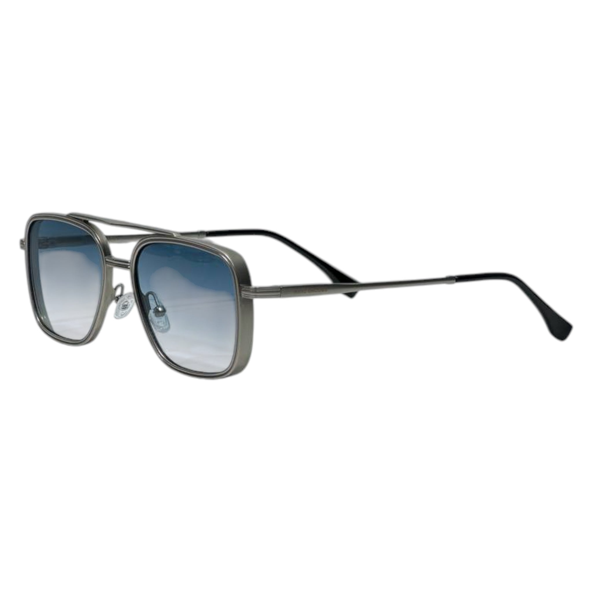 Tom Ford Square Aviator Sunglasses – Gunmetal Frame with Blue Gradient Lenses ✨🕶️