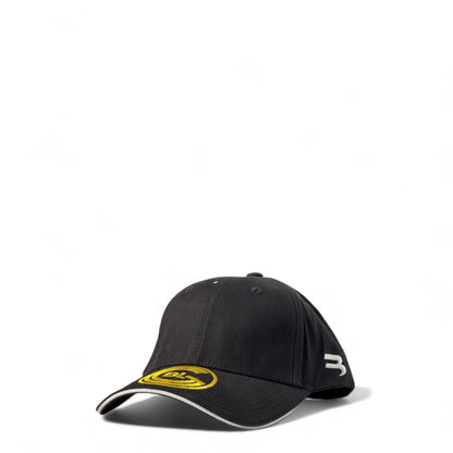 Balenciaga GL7 Black Cap with Yellow Logo Patch ⚫💛 Luxe Sport Edition