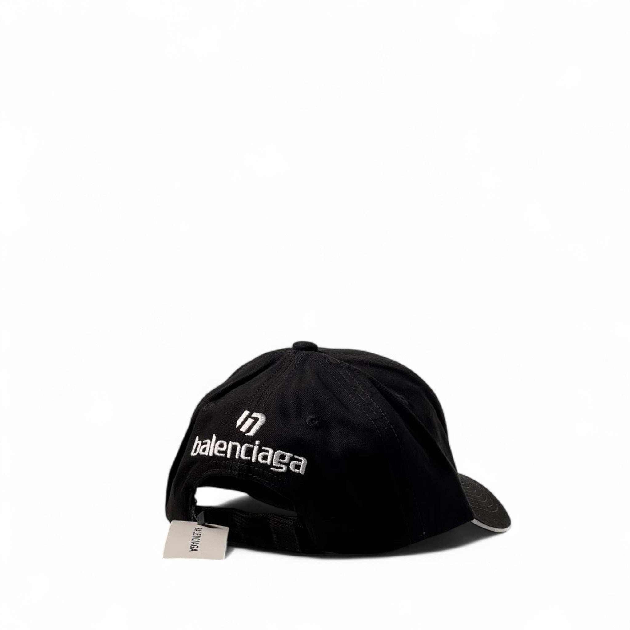 Balenciaga GL7 Black Cap with Yellow Logo Patch ⚫💛 Luxe Sport Edition