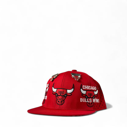 Chicago Bulls “Bulls Win!” Red Snapback 🏀🔥