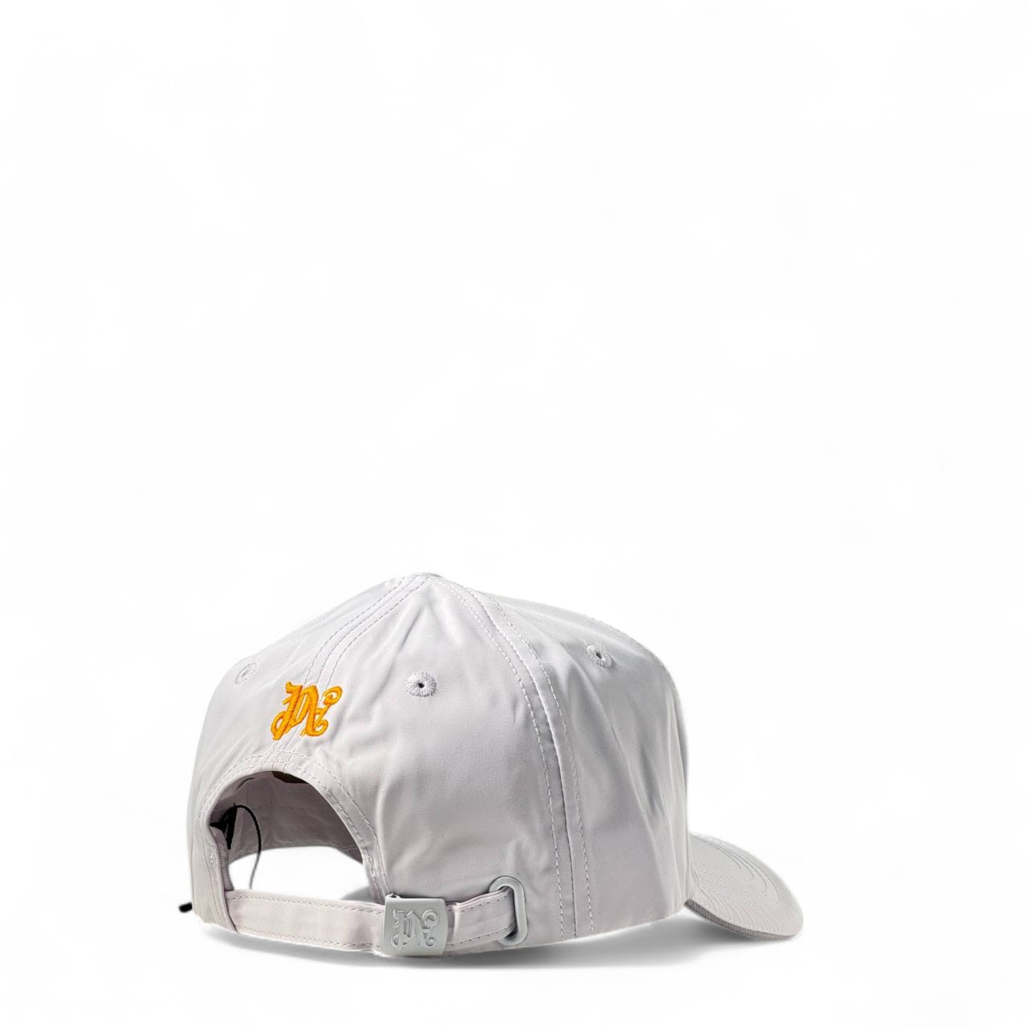 Palm Angels White Cap with Yellow Logo ⚪💛