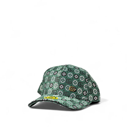 Gucci Green Monogram Cap with Yellow Accent 🟢✨🧢
