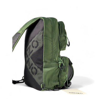 Kenzo Utility Sling Bag – Military Green 💚🖤