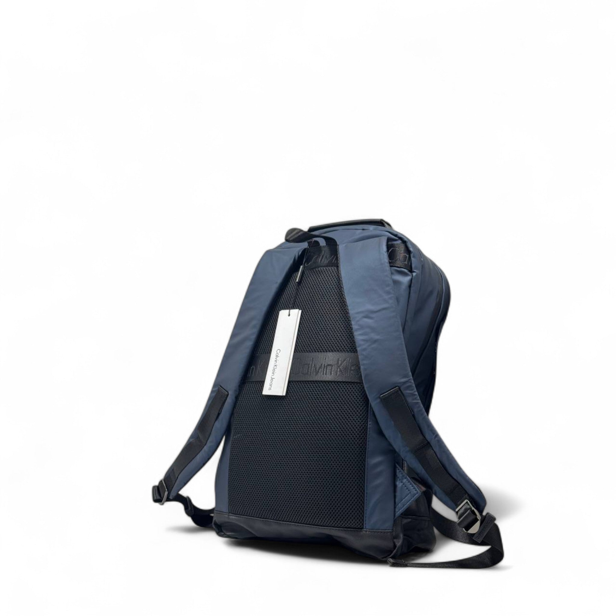 Calvin Klein Navy Tech Backpack – Sleek & Functional 🔵✨