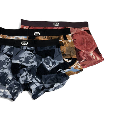 Dior Premium Men’s Printed Boxer Set – 3 Pieces | Ultra-Soft & Stylish Comfort 👑🩳
