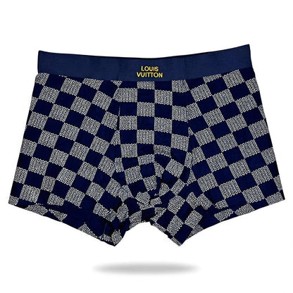 Louis Vuitton Men’s Checkered Boxer Set – 3 Pieces | Luxury Comfort & Premium Fit 🩳💎