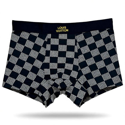 Louis Vuitton Men’s Checkered Boxer Set – 3 Pieces | Luxury Comfort & Premium Fit 🩳💎