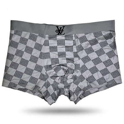 Louis Vuitton Men’s Checkered Boxer Set – 3 Pieces | Luxury Comfort & Premium Fit 🩳💎