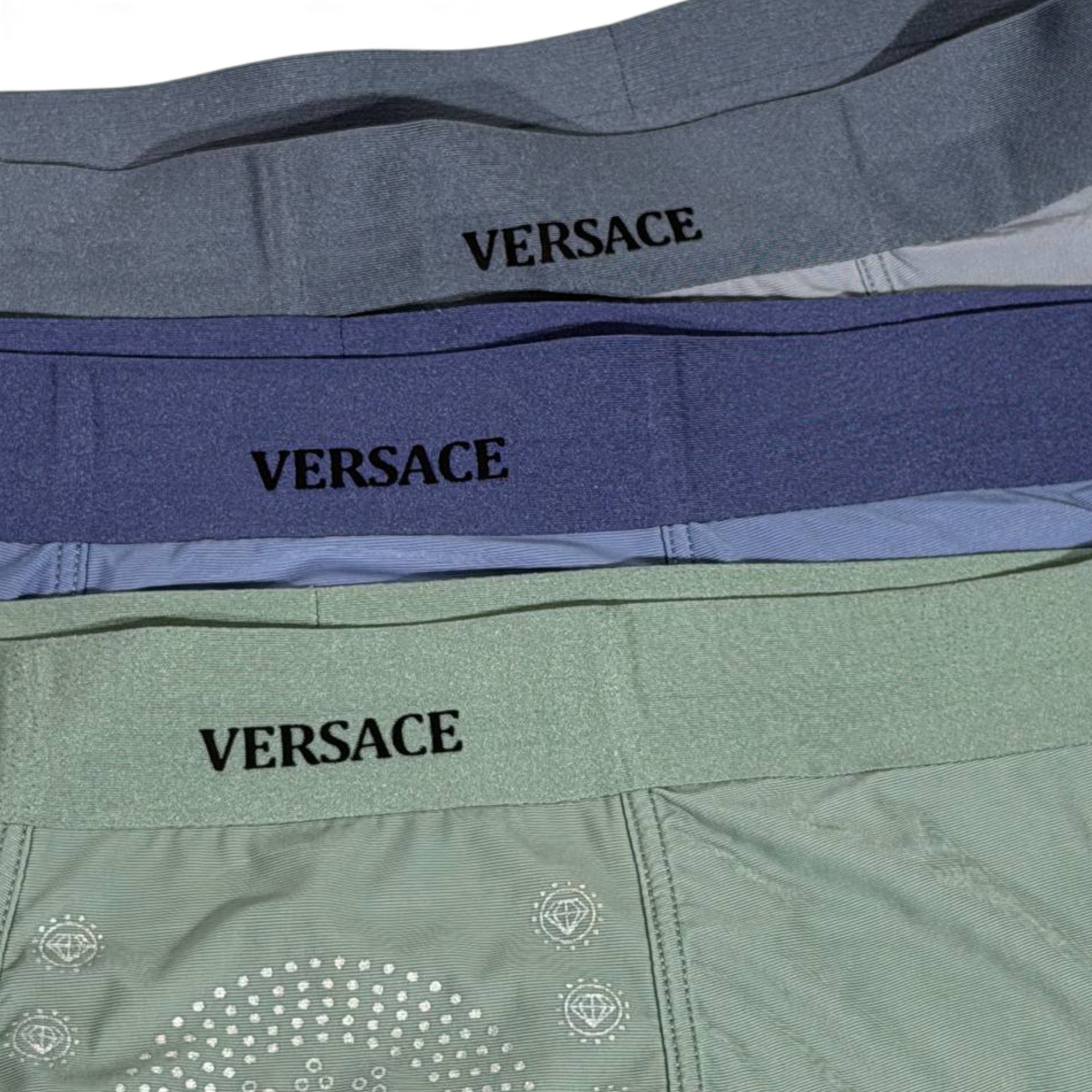 Versace Men’s Luxury Boxer Set – 3 Pieces | Ultra-Soft Stretch with Signature Medusa Design 🩳💎