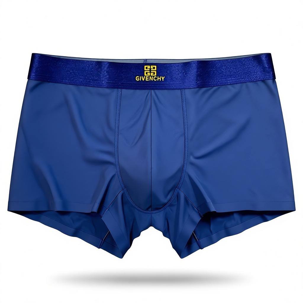 Givenchy Men’s Luxury Boxer Set – 3 Pieces | Ultra-Soft Stretch with Signature Gold Logo 🩳💛