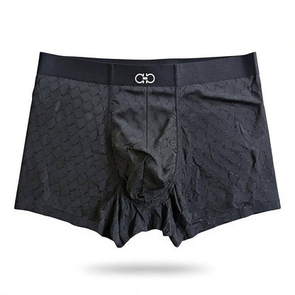 Ferragamo Men’s Textured Boxer Set – 3 Pieces | Premium Soft Stretch & Elegant Italian Design 🩳🇮🇹